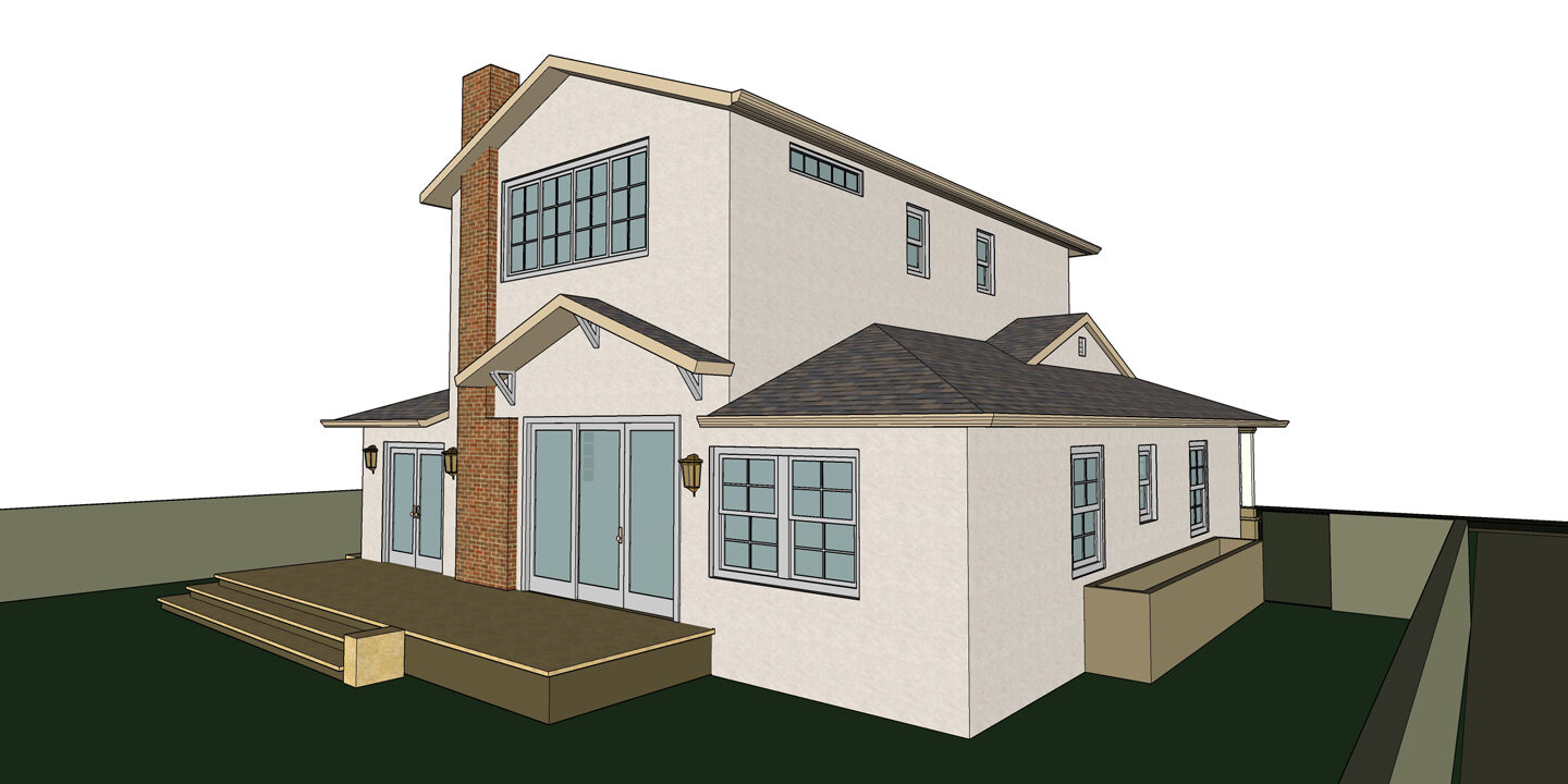sketchup model of a house